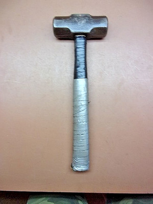  Roughneck 3 Lb. Sledge Hammer w/13 1/2'' Handle and Two 1 1/2'' Round Faces VGC!