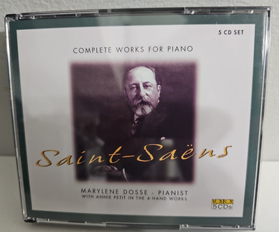 Saint-Saens: Complete Works for Piano- Marylene Dosse - 5CD Set