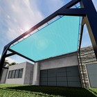 8-15ft Rectangle Straight Edge Sun Shade Sail Shelter Cover UV Block Turquoise