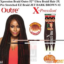 Xpression Braid Outre 52" Ultra Braid Hair 3X Pre Stretched EZ Braid 2