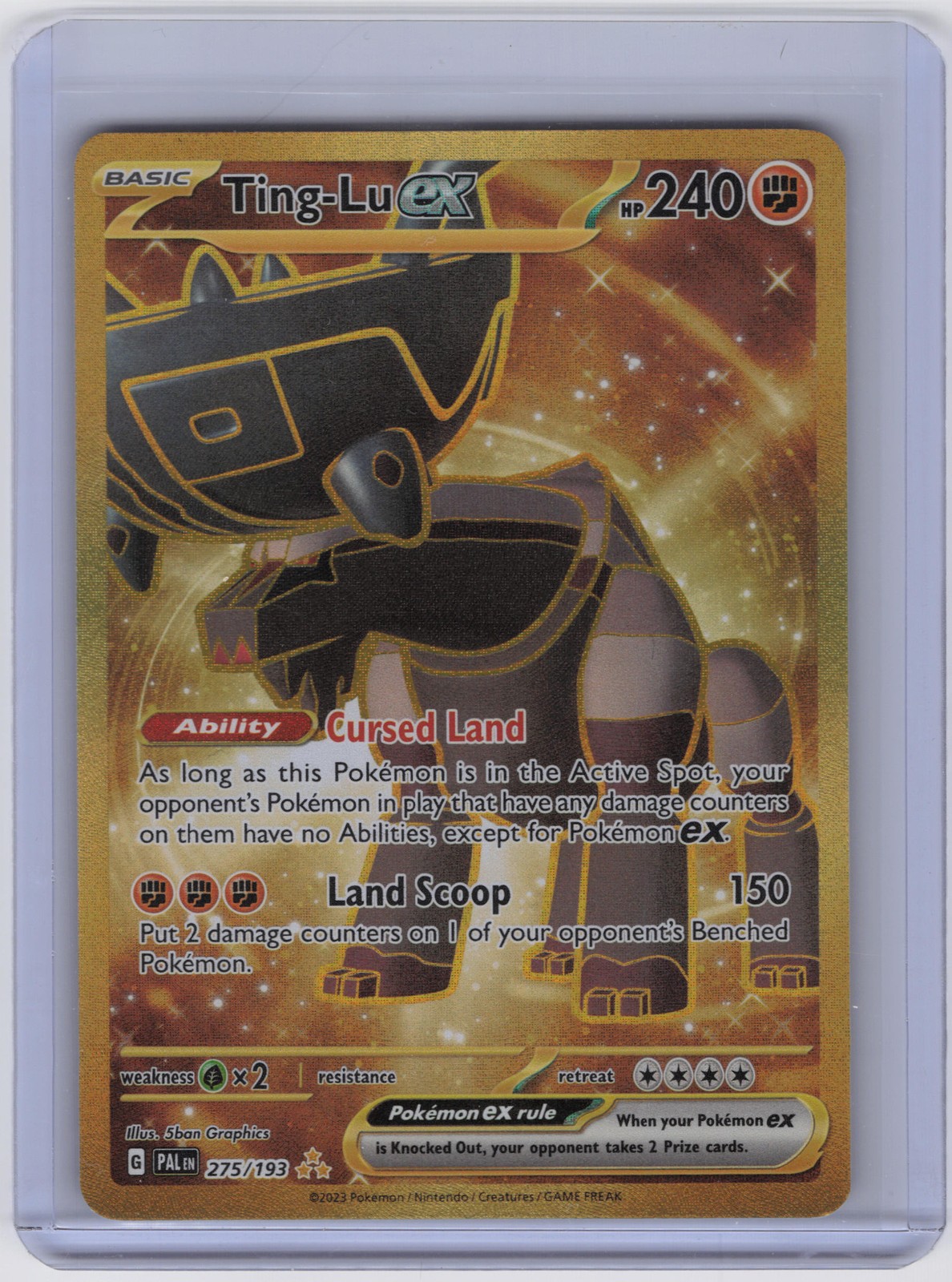Ting-Lu ex Hyper Rare SV02: Paldea Evolved 275/193 NM