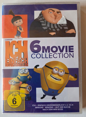 ICH - EINFACH UNVERBESSERLICH - 6 FILME + 5 MINI-MOVIES - DVD; NEU; OVP