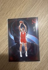 2024-25 Panini Silhouette - Zach Edey, Zach Edey #93 Red /75 (RC)