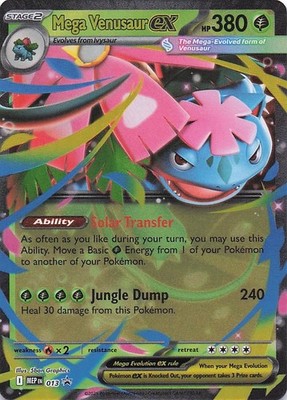  Mega Venusaur ex - 013 - Holo - ME: Mega Evolution Promo - NM