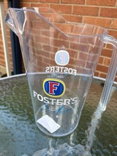 FOSTERS 4 pint LAGER POLY CARBONATE BEER JUG/ PITCHERS BRAND NEW 
