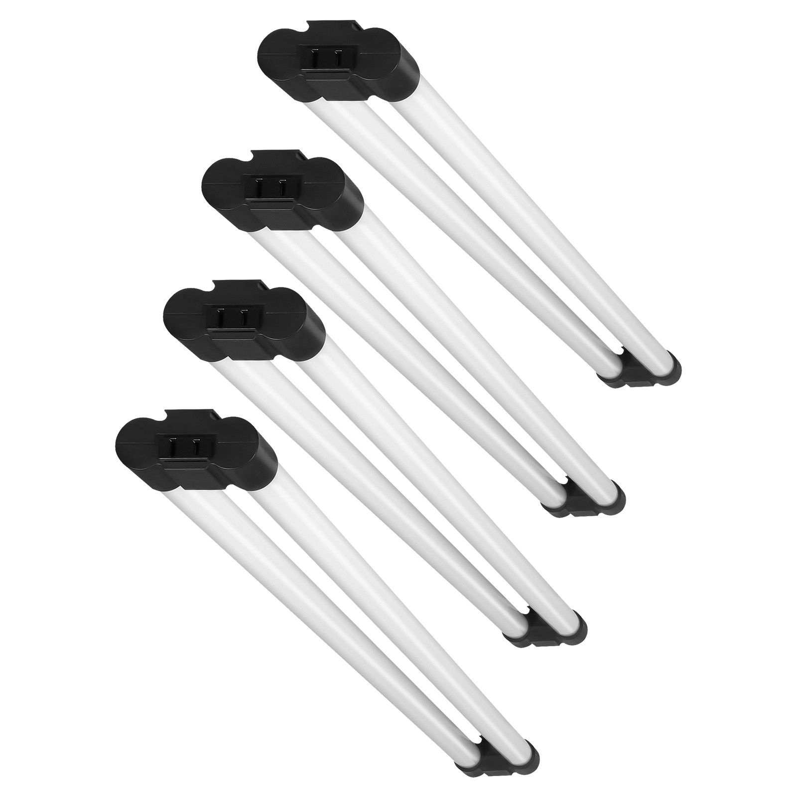 Uimoso 4-Pack 4FT LED Ceiling Light, 40W, 4500LM, Linkable Shop Fixture
