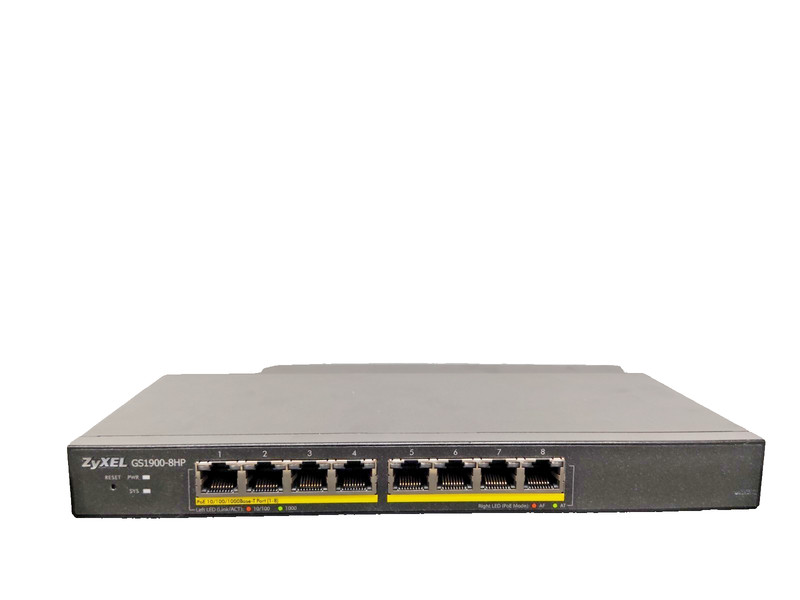 Zyxel GS1900-8HP PoE 10/100/1000Base-T Port (1-8)