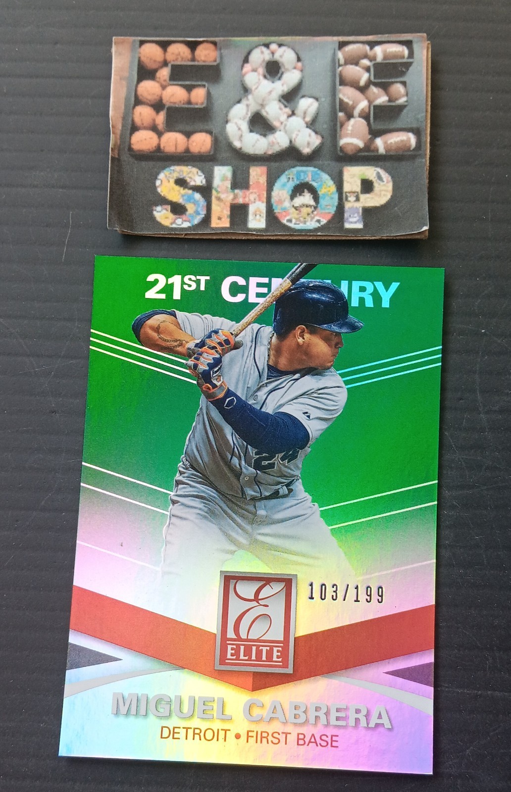2015 Panini Elite - Miguel Cabrera #41 21st Century 103/199