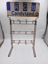 ORIGINAL VINTAGE 26" BRACH'S CANDYLAND CANDY BAG RACK STORE DISPLAY 30 CENT 30c