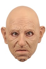 Brand New Funny Old Man Grandpa Adult Mask