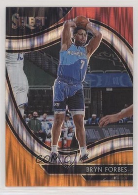 2020 Panini Select Courtside Red White Orange Flash Prizm Bryn Forbes #246 2l4