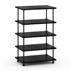 Salamander Archetype 5.0 5-Shelf Audio Rack Black