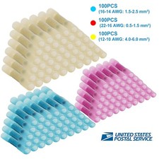 300Pcs Heat Shrink Insulated Butt Crimp Wire Connector Terminals Assortment Set