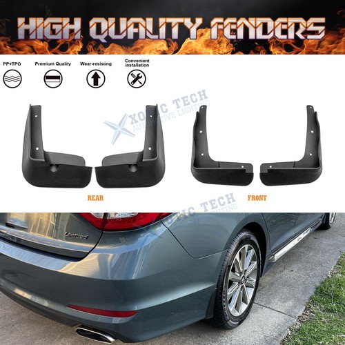 OE Fit Mud Flaps Splash Guards w/Screws For Hyundai Sonata 2015 2016 2017 Sedan - Bild 6 von 12