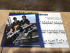 BLUE LOU MARINI 🎷SAX SIGNED BLUES BROTHERS 4X6 PHOTO Guaranteed Authentic 