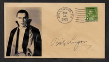 Dracula Bela Lugosi Collector Envelope Original Period 1931 Stamp OP1162