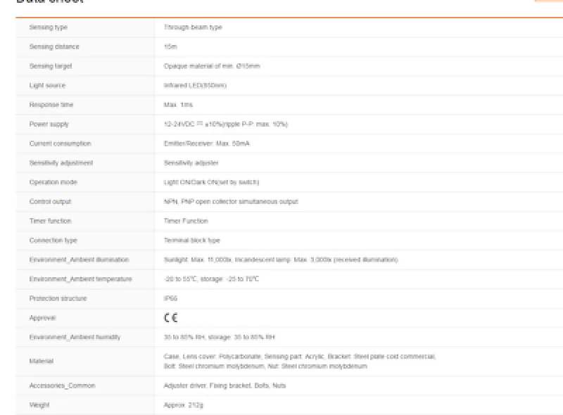 Autonics BX15M-TDT-T Photoelectric Sensors AC/DC NPN New 1PCS ✦KD - Image 4 of 4