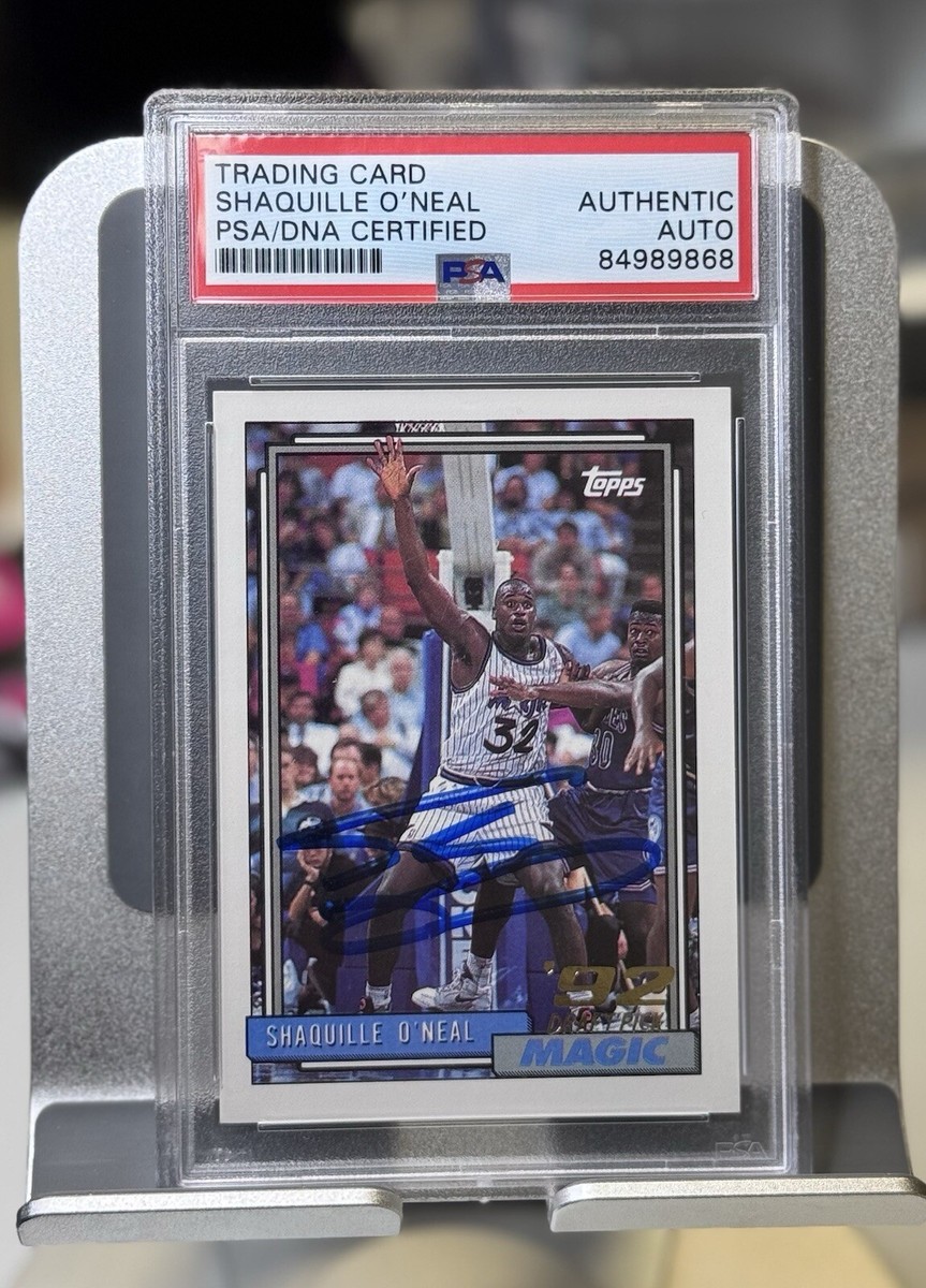 1992-93 Topps - #362 Shaquille O'Neal (RC) Auto | eBay