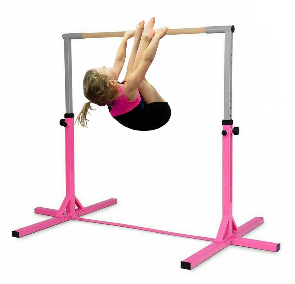 Gymnastics Bar Adjustable Horizontal Kip High Bars Junior Kids