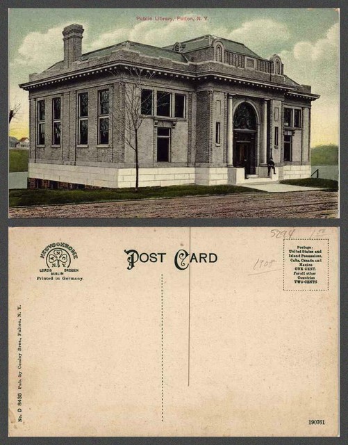 NEW YORK Fulton VINTAGE POSTCARD eBay