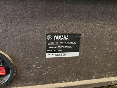 Yamaha NS-AP4400C Center Channel Speaker Black - Tested Works | eBay