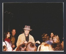 1990s MICKEY DOLENZ Signing Autograph Live Candid Vintage Original Photo nb