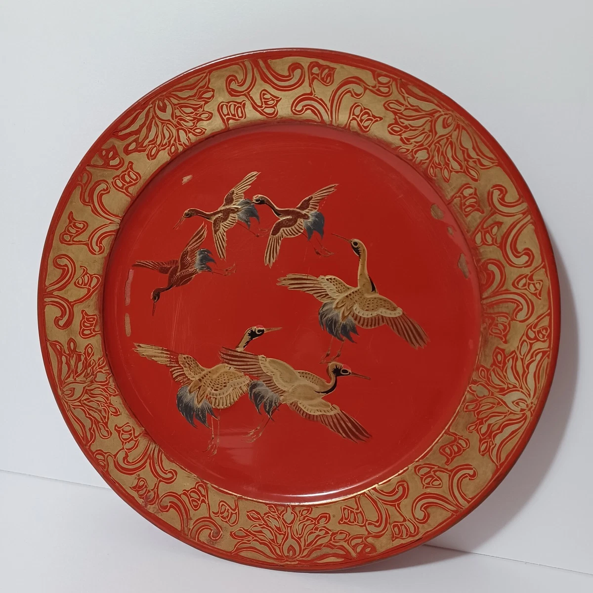 木制红色1850-1899 日本古董| eBay