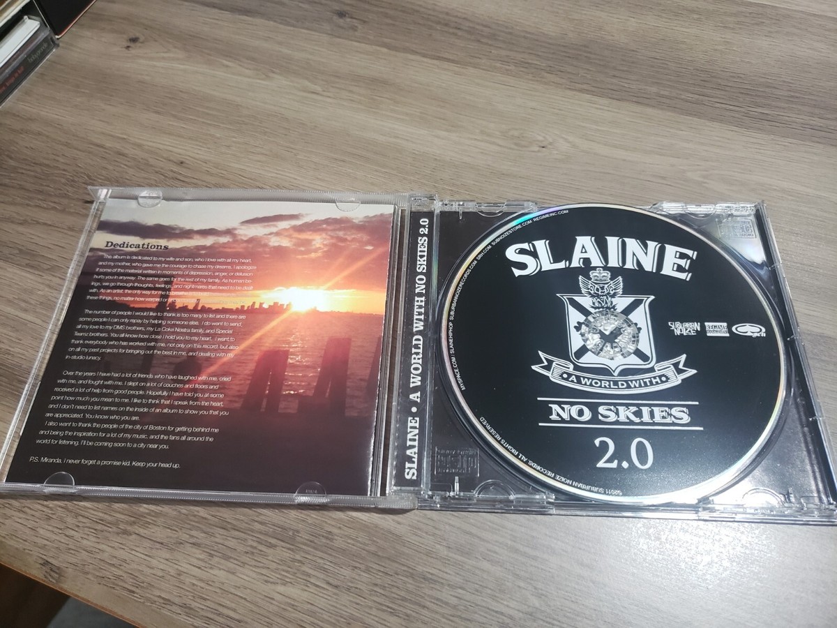 SLAINE - A World With No Skies 2.0 - CD - Excellent Condition RARE 