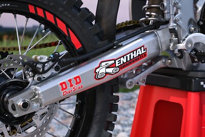 Swingarm Decals Clear Universal ProCut Graphics 12.9'' X  2.5'' (SA-PROCUT-02)