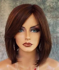 SAMANTHA | RENE OF PARIS AMORE MONOTOP WIG *GINGER BROWN NIB WITH TAGS 539