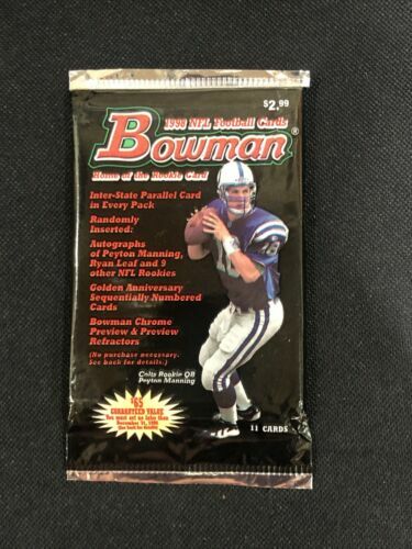 Bowman Football Vintageless Sports Trading Cards & Accessories for 