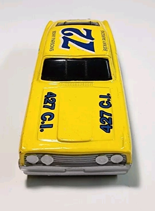 1992 Racing Champions #72 Benny Parsons Yellow 69 Mercury Cyclone