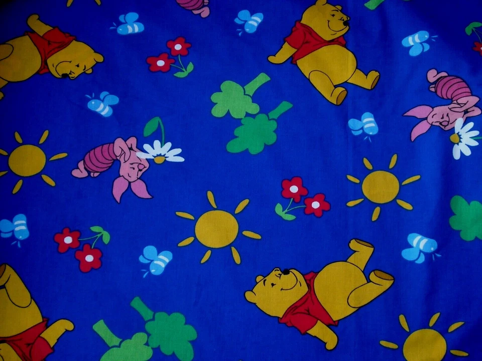 Funda nórdica reversible Winnie The Pooh Tigger Eeyore azul 54" x 78" NUEVA Foto 3 de 4
