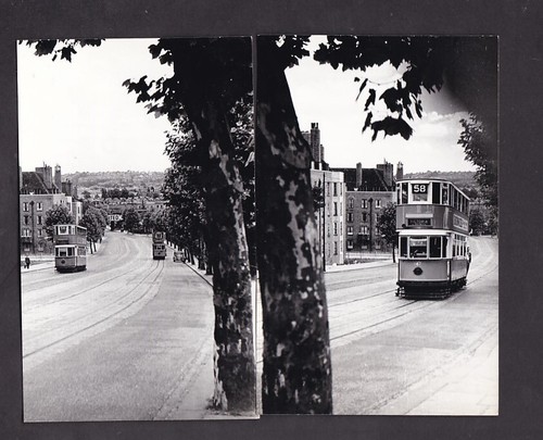 1910-30s Vintage Photographs Streets and Trams London S + E+ SE..PRICED as PAIRS - Picture 30 of 45