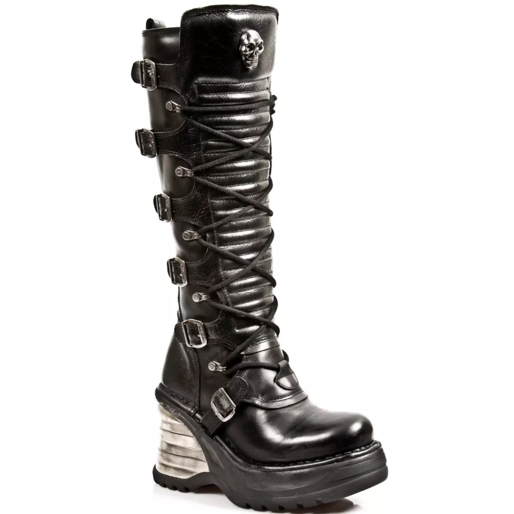 NEWROCK NR M.8272 S1 Black New Rock Boots Womens