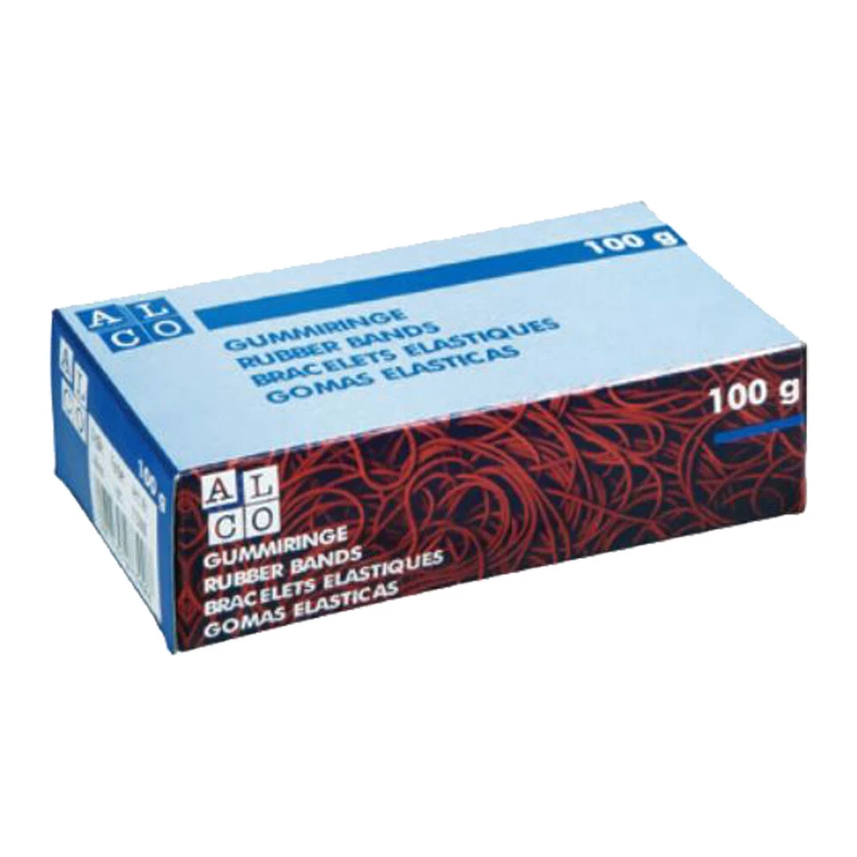 BÜRO-KLEINTEILE Gummiringe bunt gemischt