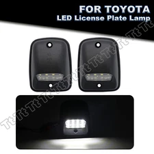 2x White Full LED License Plate Lights Rear Tag Lamp For 1995-2004 Toyota Tacoma