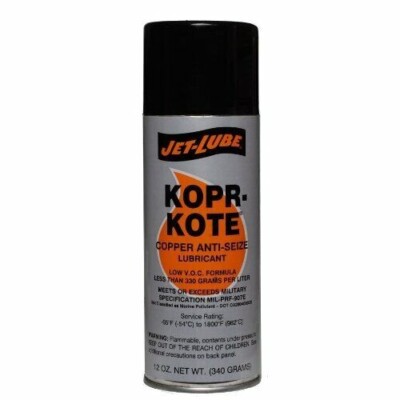 Jet-Lube Kopr-Kote industrielles Anti-Seize- und Gewindeschmiermittel, 340 GR Aerosol