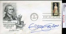 Greer Garson Jsa Coa Hand Signed Fdc Authenticated Autograph