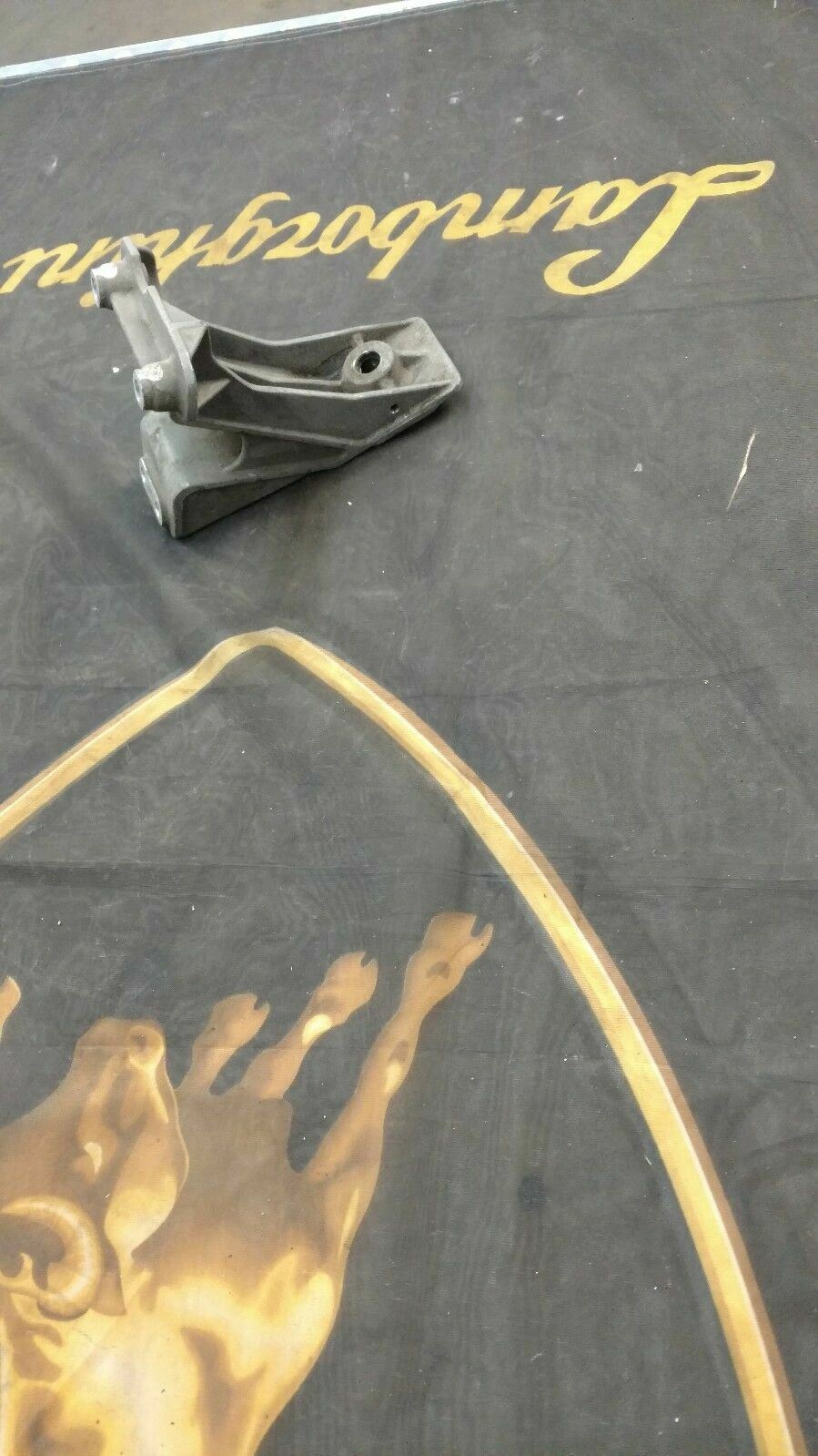 LAMBORGHINI GALLARDO DRIVER LEFT SIDE ENGINE SUPPORT MOUNT OEM 07L199307D