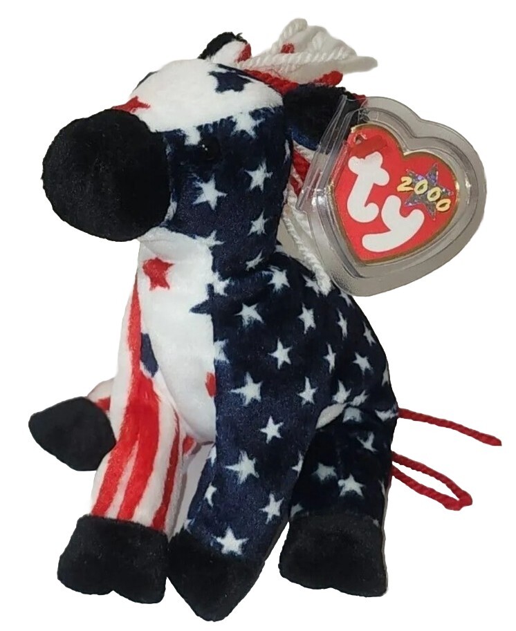 Ty Beanie Baby - LEFTY 2000 the Donkey 6