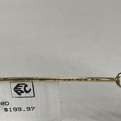 Christian Dior EverDior A1U B0A1 65 9 140 Gold Gray Lens Women 