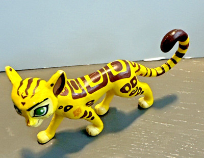BULLYLAND LE ROI LION 2.5  ACTION FIGURE TOY CAKE TOPPER YELLOW BROWN
