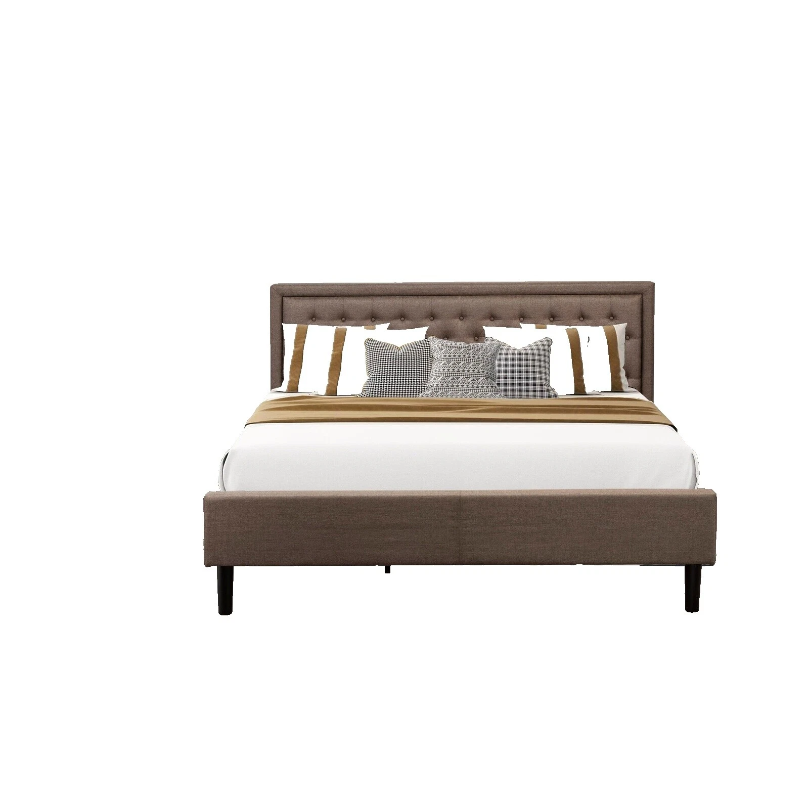 Juegos de Muebles de Dormitorio Marrón tela