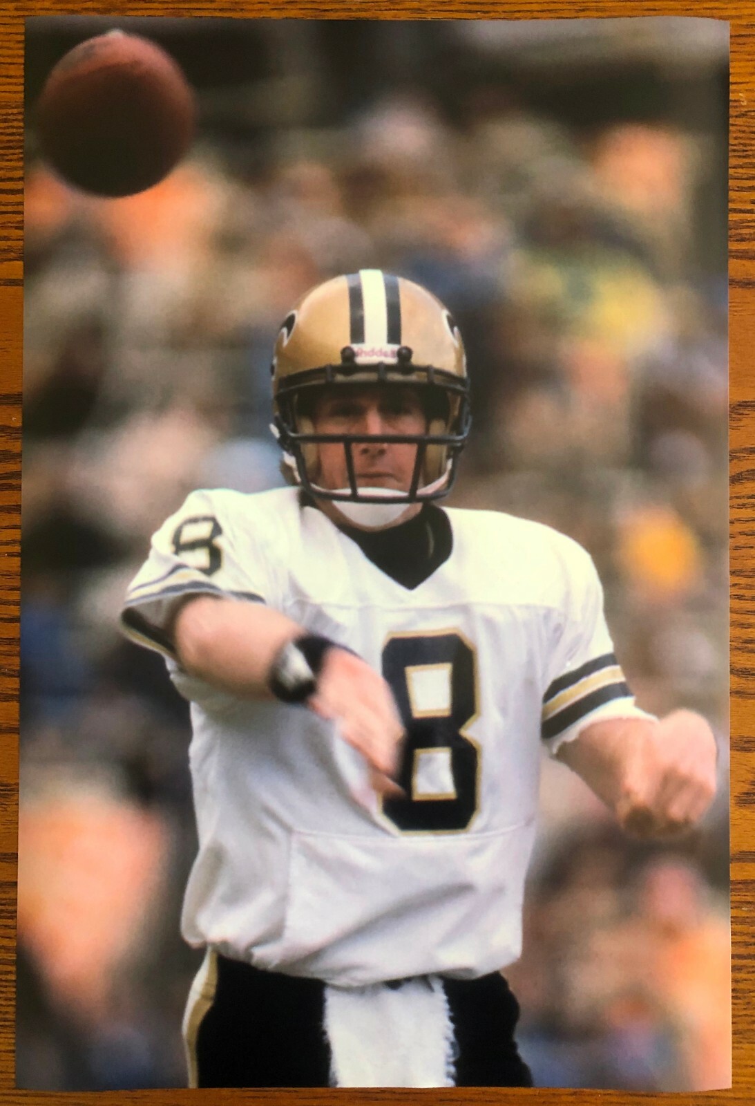 1980 ARCHIE MANNING New Orleans Saints Poster NFL Sports Action Photo