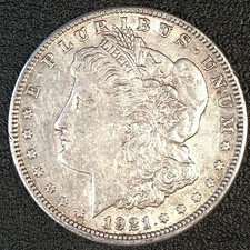 1921 Morgan Silver Dollar -Check the  High Quality Scans #B277