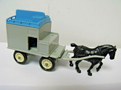 LLEDO, DAYS GONE, #2, HORSE DRAWN MILK FLOAT, GREY, SALESMAN'S SAMPLE, EXC COND