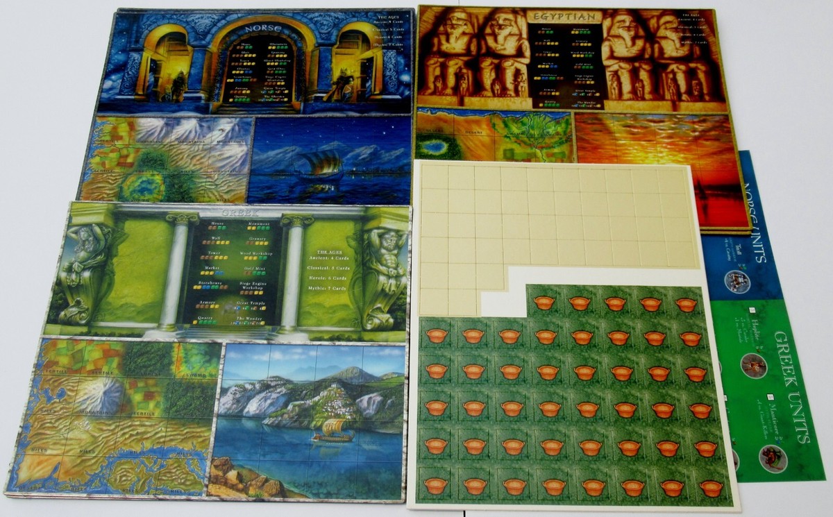 Age of Mythology The Board Game par Eagle Games 2003 COMPLET ... - eBay
