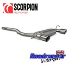 Scorpion Audi TT MK1 Quattro Sport 240PS 1.8T Ab-Kat-Auspuff ohne Res SAUS057