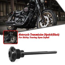 Motorcycle Transmission Dipstick For Harley Dyna 1987-05 Black WO